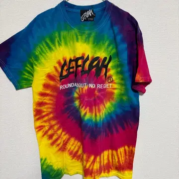 LEFLAH 타이 다이 T셔츠 M 사이즈