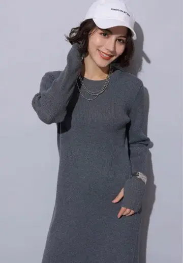 아르페쥬 스토리 라메 니트 롱 원피스