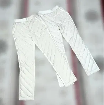 블론도르 발수 절개 테이퍼드 팬츠 화이트 2장 세트