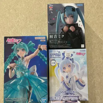 하츠네 미쿠 피규어 세트 3개 묶음 판매