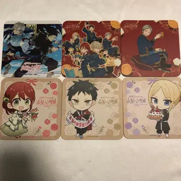 빨강머리 백설공주 콜라보 카페 코스터 한정판 그림체