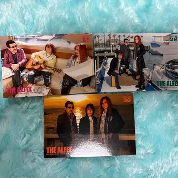 THE ALFEE 2019 트레이딩 카드 No.28 29 30