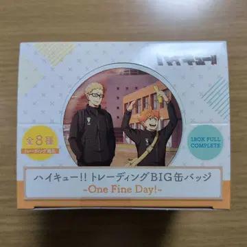 하이큐!! 트레이딩 BIG 캔뱃지 One Fine Day!