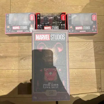 MARVEL BE@RBRICK 해피 복권 SP상 D E F 세트