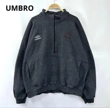 엄브로 UMBRO 하프 지퍼 플리스 풀오버 자켓 S14