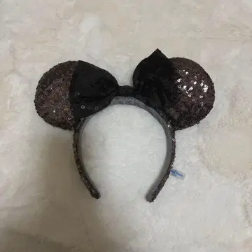 브라운 미키 귀 머리띠