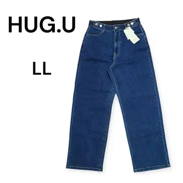 미사용 새상품 택 포함 HUG.U 인디고 LL 사이즈 데님 팬츠