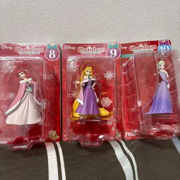 디즈니 크리스마스 오너먼트 복권 프린세스 3종 세트