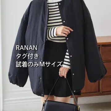RANAN 노카라 오버 사이즈 솜 블루종
