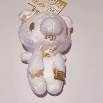 그루미 봉제 인형 마스코트 리본 엔젤 화이트 키링