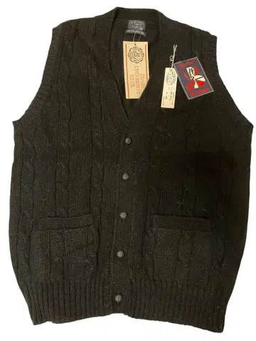 biplane 택 포함 남성용 니트 베스트 L 사이즈