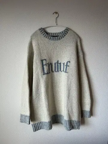 Kastane 로고 니트 스웨터 아이보리