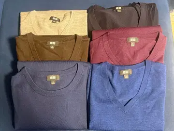 유니클로 M 사이즈 니트 6종 세트