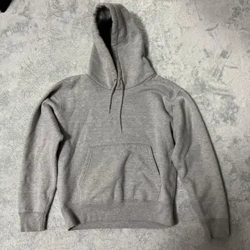 CROSS STITCH 그레이 후드 부착 후드티