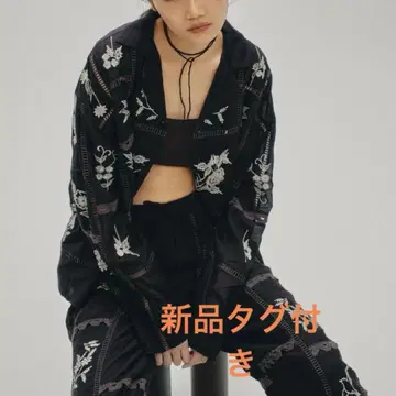 todayful Embroidery Patchwork Shirts