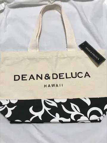 DEAN & DELUCA 하와이 히비스커스 패턴 토트백 새상품 택 포함
