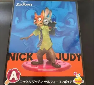 주토피아 Happy 복권 A상 닉 주디 셀피 피규어