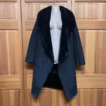 REZEXXY 리젝시 페이크 무스탕 롱 코트