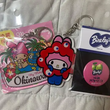 [ 새상품급 ] 마이멜로디 키링 오키나와 오사카 만박 미야쿠미야쿠