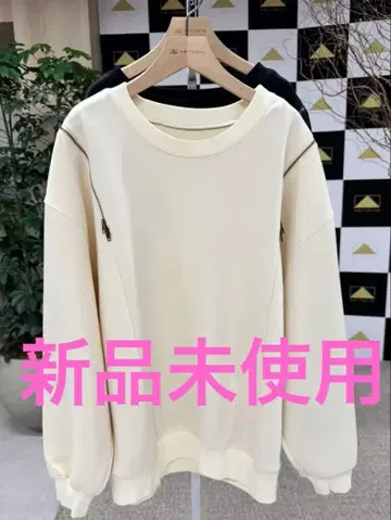 아비도쿄 소매 지퍼 오버 맨투맨