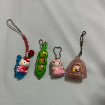 지역 한정 키티 키링 묶음 판매 아시노코 니가타 하와이안즈