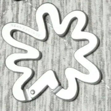 후지이 카제 꽃 카라비너 실버