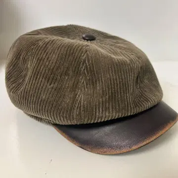 빈티지 코듀로이 헌팅 캡