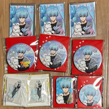 블루 록 AGF 마즐 rabbit 효리 요 양 캔뱃지 아크릴 스탠드 카드