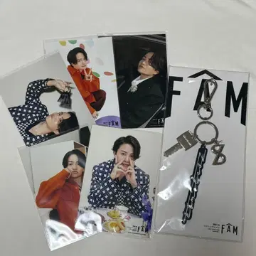 timelesz FAM 사진 세트 (5장입) 키링 타임레스