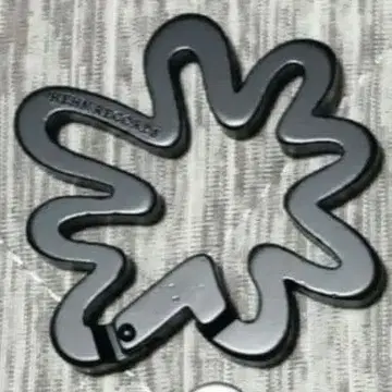 후지이 카제 씨 꽃 카라비너 블랙