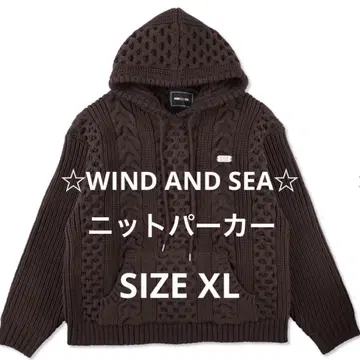 WIND AND SEA 2025 니트 후드티 XL