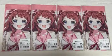 학원 아이돌 마스터 스크래치 하나미 사키 천 포스터 4장 세트