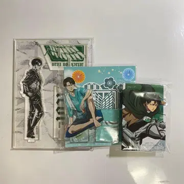 진격의 거인 리바이 묶음 판매 아크릴 스탠드 캔뱃지