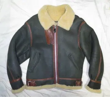 AVIREX 아비렉스 B-3 무스탕 자켓 모스그린