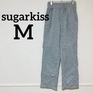 1점 한정 sugarkiss [ M ] 그레이 스웨트 팬츠 맨투맨 팬츠