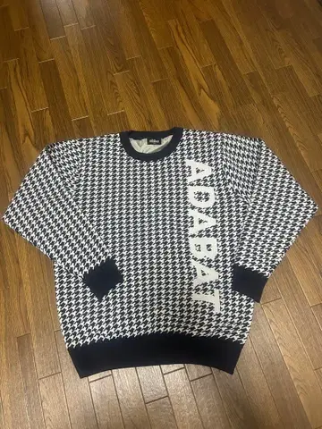 ADABAT 하운드 투스 스웨터