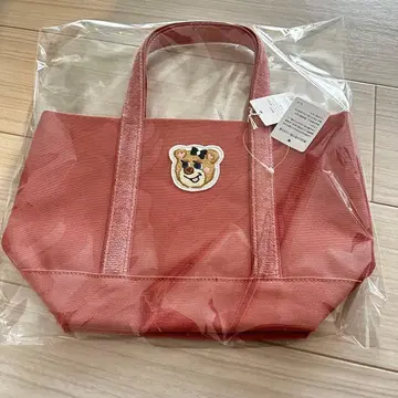 페이러 올드 테디 와펜 토트백 핑크 스몰