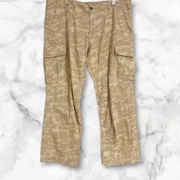 글래디에이터 밀리터리 카고 팬츠 카모 패턴 캐주얼 베이지 계열 4L