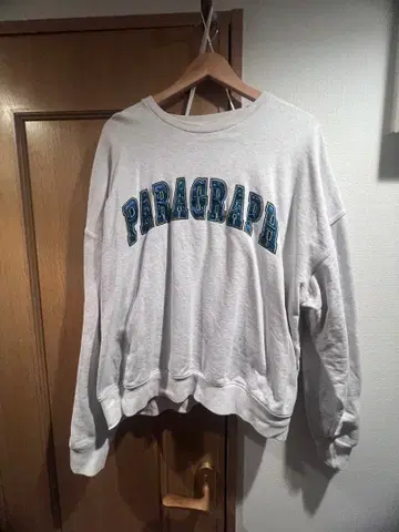 PARAGRAPH 그레이 맨투맨 트레이닝복