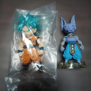 드래곤볼 어드버지 손오공 (초사이어인 블루) & 비루스 세트
