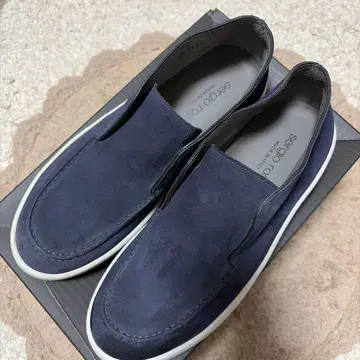sergio rossi 네이비 슬립온 사이즈 6
