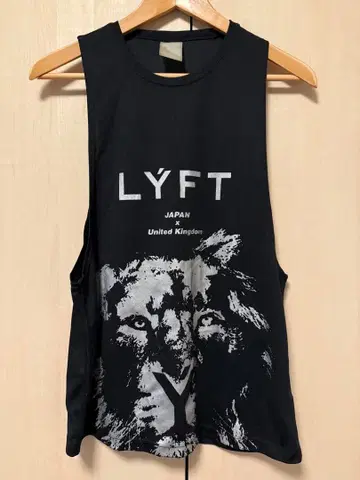 LYFT 라이온 프린트 탱크탑