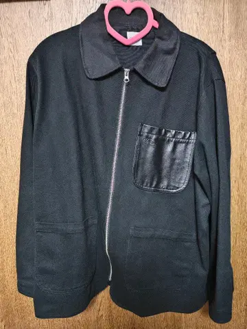 ciatre 블루종 가죽 포켓