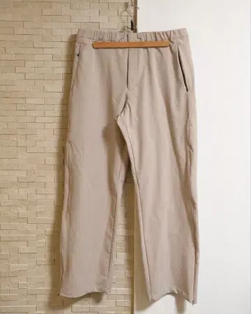 Goldwin 베이지 와이드 팬츠