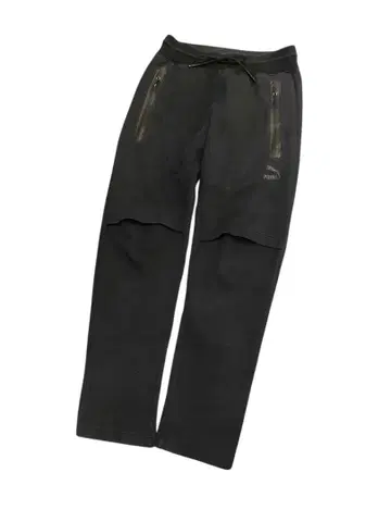 puma 테크 플리스 맨투맨 블랙