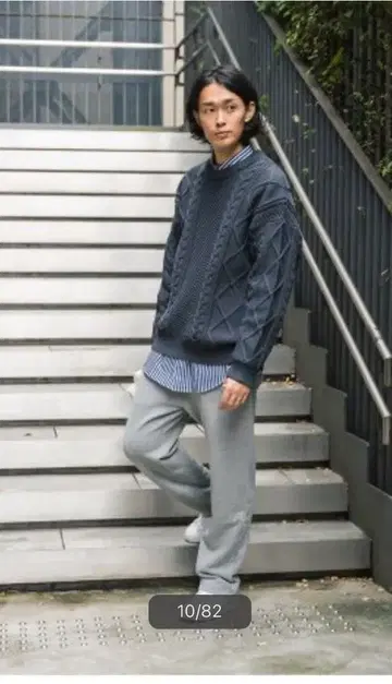 [ 즉시 완판 아이템 ] 스폰디쉬 릴랙스 케이블 니트 풀오버