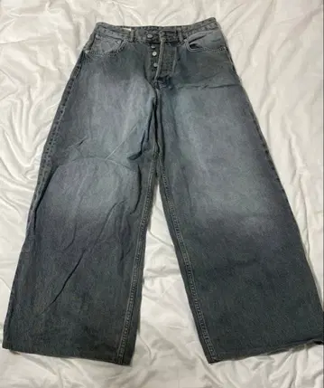 ZARA 슈퍼 배기 블루그린