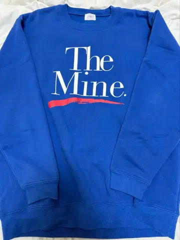 오버 사이즈 맨투맨 블루