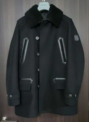 BELSTAFF 울 코트 블랙