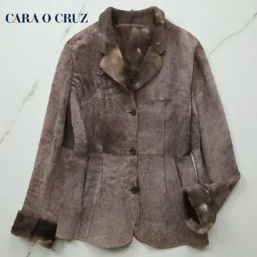 CARA O CRUZ 레리안 양가죽 램 가죽 자켓